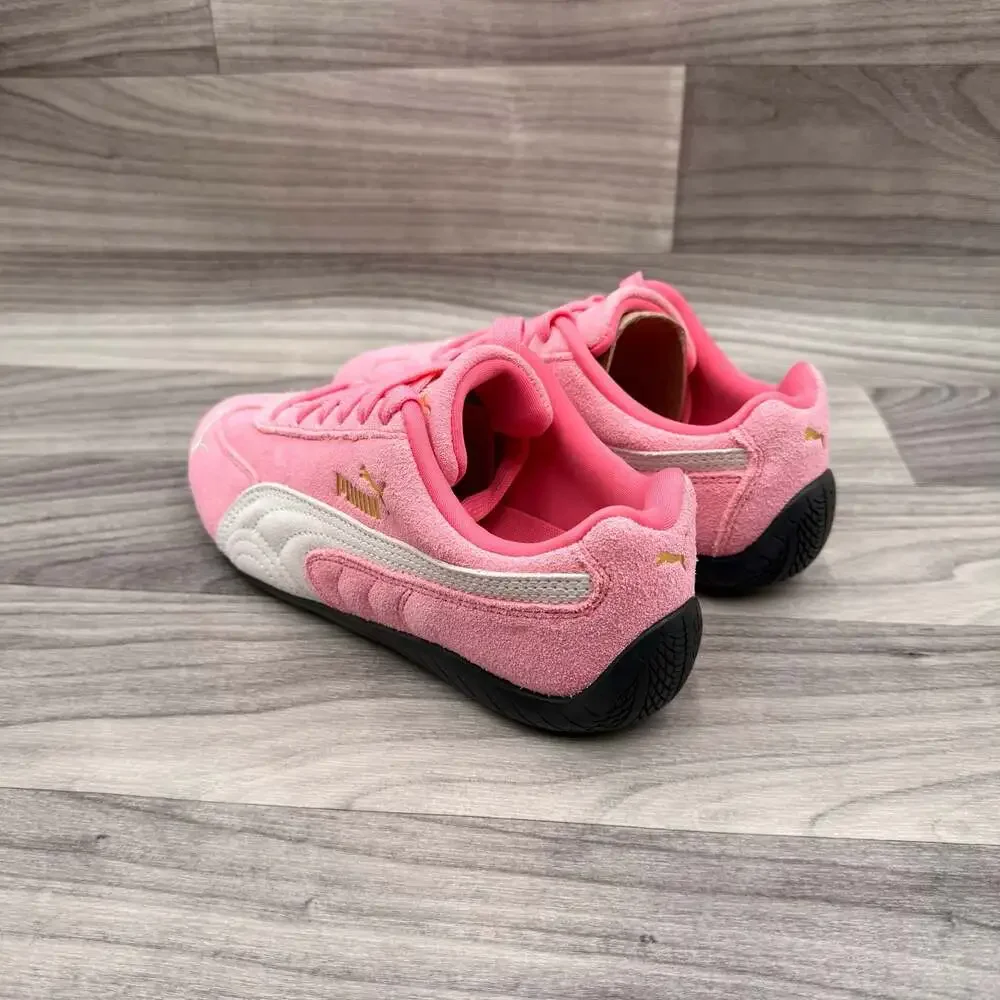Puma NWOT Speedcat OG Big Kid 'Magic Rose' - Pink and White Suede Sneakers